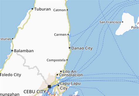 MICHELIN Danao City map .